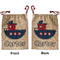 Light House & Waves Santa Sack - Front & Back (Personalized)