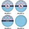 Light House & Waves Set of Lunch / Dinner Plates (Approval)