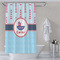 Light House & Waves Shower Curtain Lifestyle
