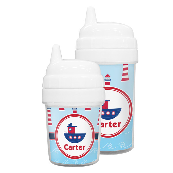 Light House & Waves Sippy Cups
