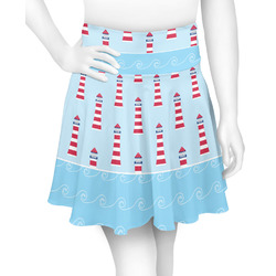 Light House & Waves Skater Skirt