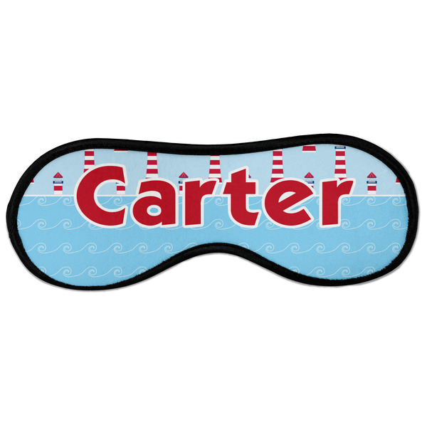 Light House & Waves Sleeping Eye Mask - Front Large