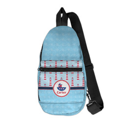 Light House & Waves Sling Bag (Personalized)