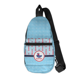Light House & Waves Sling Bag (Personalized)