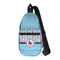 Light House & Waves Sling Bag - Front View