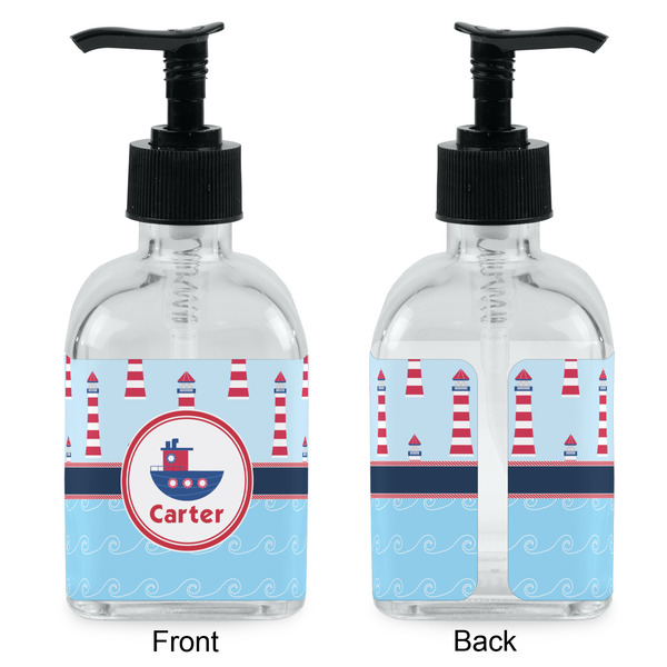 Light House & Waves Glass Soap/Lotion Dispenser - Approval