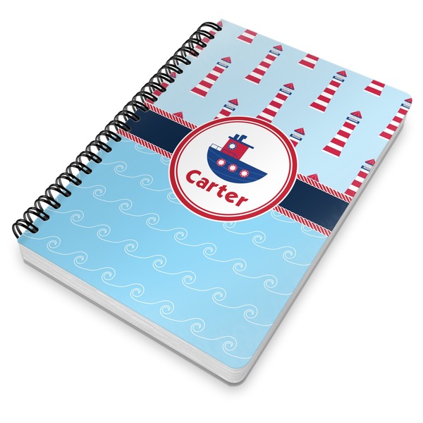 Light House & Waves Spiral Journal 7 x 10 - Main