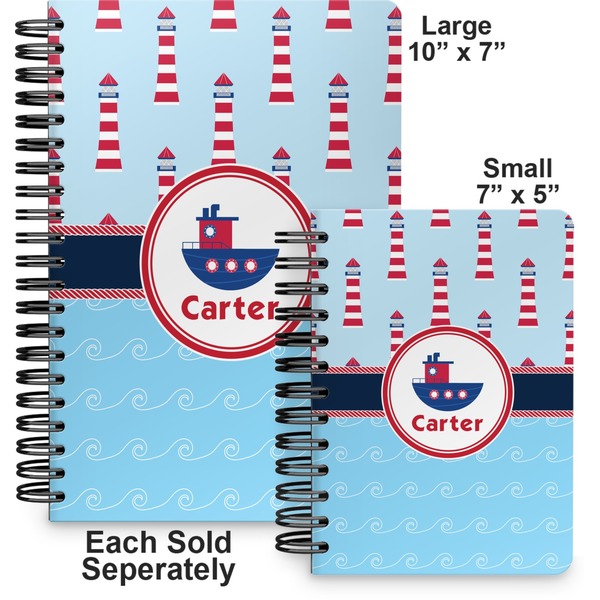 Light House & Waves Spiral Journal - Comparison