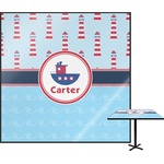 Light House & Waves Square Table Top (Personalized)