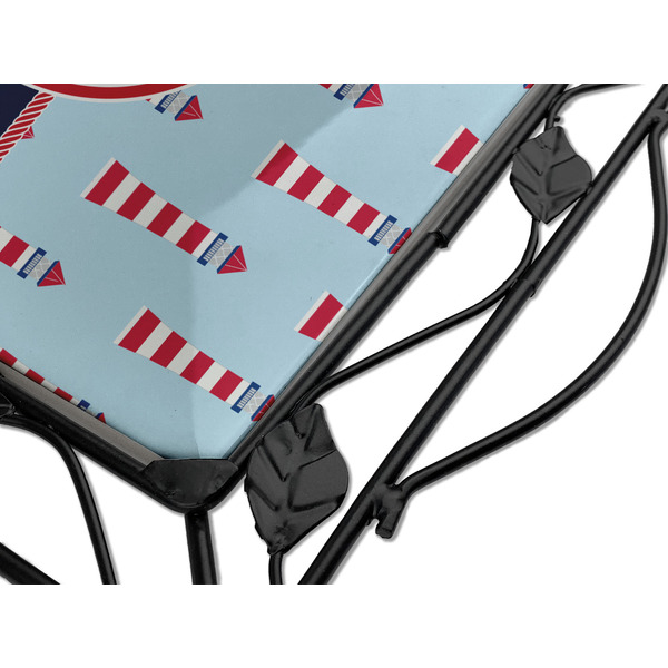 Light House & Waves Square Trivet - Detail