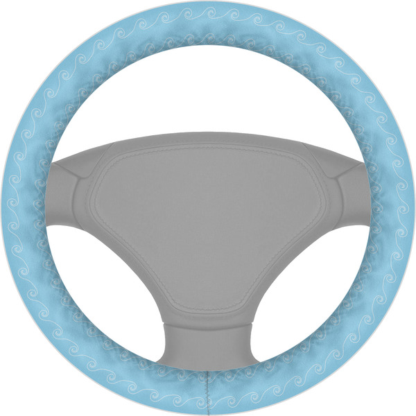 Custom Light House & Waves Steering Wheel Cover