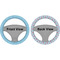 Light House & Waves Steering Wheel Cover- Front and Back