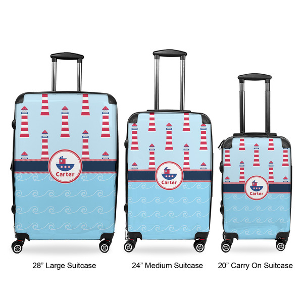 Light House & Waves Suitcase Set 1 - APPROVAL