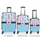 Light House & Waves Suitcase Set 1 - APPROVAL