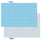 Light House & Waves Tissue Paper - Lightweight - Small - Front & Back