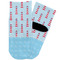 Light House & Waves Toddler Ankle Socks - Single Pair - Front and Back