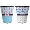 Light House & Waves Trash Can Black - Front and Back - Apvl