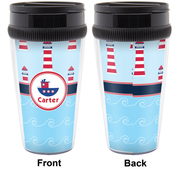 Light House & Waves Travel Mug Approval (Personalized)
