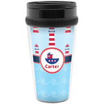 Light House & Waves Acrylic Travel Mug without Handle (Personalized)