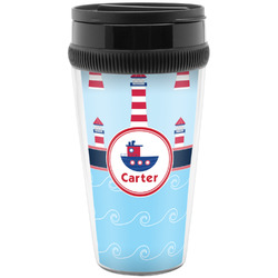 Light House & Waves Acrylic Travel Mug without Handle (Personalized)