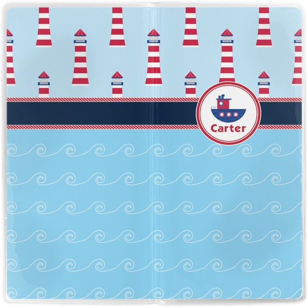 Light House & Waves Vinyl Document Wallet - Apvl