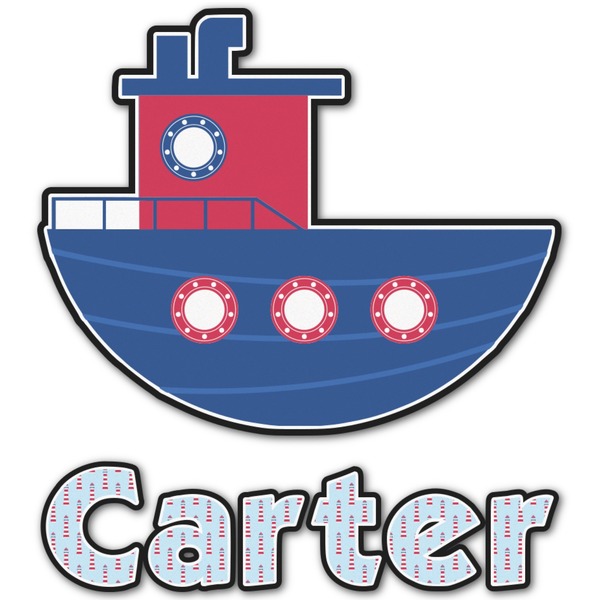 Custom Light House & Waves Graphic Decal - Custom Sizes (Personalized)