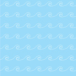 Light House & Waves Wallpaper & Surface Covering (Peel & Stick 24"x 24" Sample)