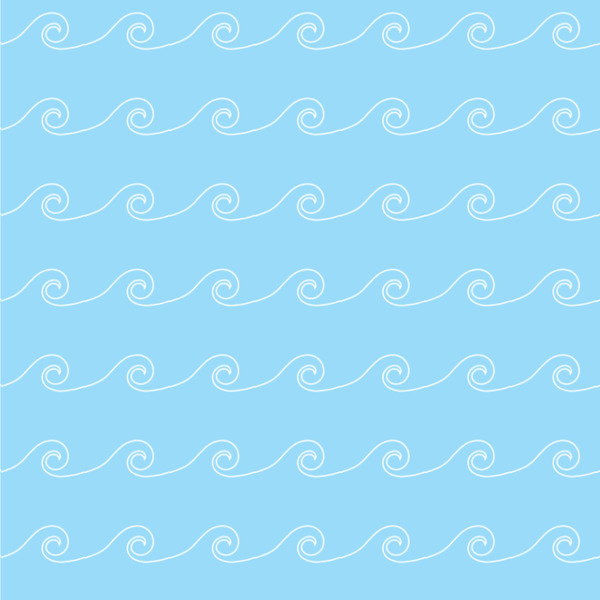 Light House & Waves Wallpaper Square