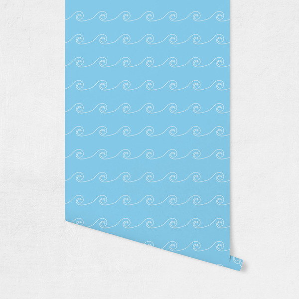 Light House & Waves Wallpaper on Wall
