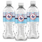 Light House & Waves Water Bottle Labels - Front View