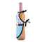 Light House & Waves Wine Bottle Apron - DETAIL WITH CLIP ON NECK