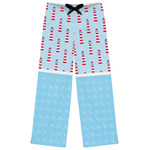 Light House & Waves Womens Pajama Pants - S