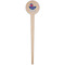 Light House & Waves Wooden 4" Food Pick - Round - Single Pick