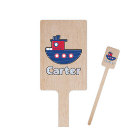 Light House & Waves Rectangle Wooden Stir Sticks (Personalized)