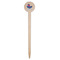 Light House & Waves Wooden 6" Food Pick - Round - Single Pick