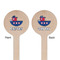 Light House & Waves Wooden 6" Stir Stick - Round - Double Sided - Front & Back