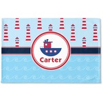 Light House & Waves Woven Mat (Personalized)