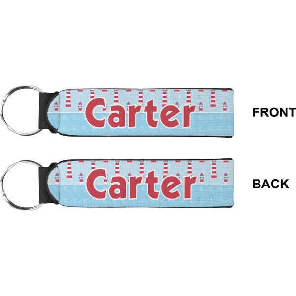 Light House & Waves Wristlet (Front + Back)