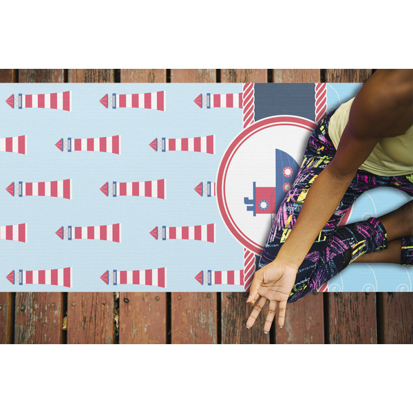 Light House & Waves Yoga Mats - LIFESTYLE