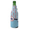 Light House & Waves Zipper Bottle Cooler - ANGLE (bottle)