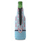 Light House & Waves Zipper Bottle Cooler - BACK (bottle)