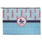 Light House & Waves Zipper Pouch Large (Front)