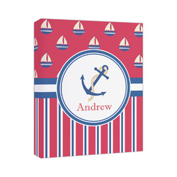Sail Boats & Stripes Canvas Print (Personalized)