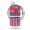 Sail Boats & Stripes 12 oz Stainless Steel Sippy Cups - FULL (back angle)