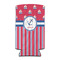 Sail Boats & Stripes Can Cooler (tall 12 oz) (Personalized)