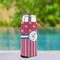 Sail Boats & Stripes Can Cooler - Tall 12oz - In Context