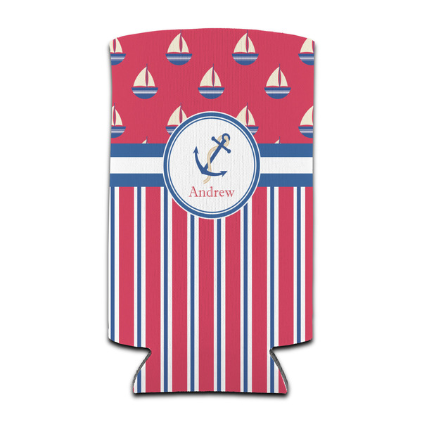 Sail Boats & Stripes 12oz Tall Can Sleeve - Set of 4 - FRONT
