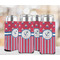 Sail Boats & Stripes 12oz Tall Can Sleeve - Set of 4 - LIFESTYLE