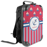 Sail Boats & Stripes Kids Hard Shell Backpack (Personalized)