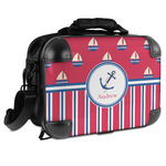 Sail Boats & Stripes Hard Shell Briefcase - 15" (Personalized)